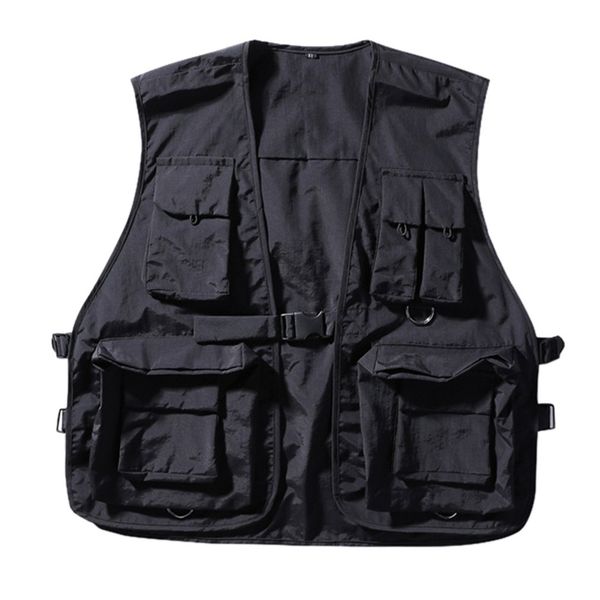 multi-pocket function tactical vest streetwear men cargo waistcoat jacket black tactical vest sweatshirts, Camo;black
multi-pocket function tactical vest streetwear men cargo waistcoat jacket black tactical vest sweatshirts, Camo;black