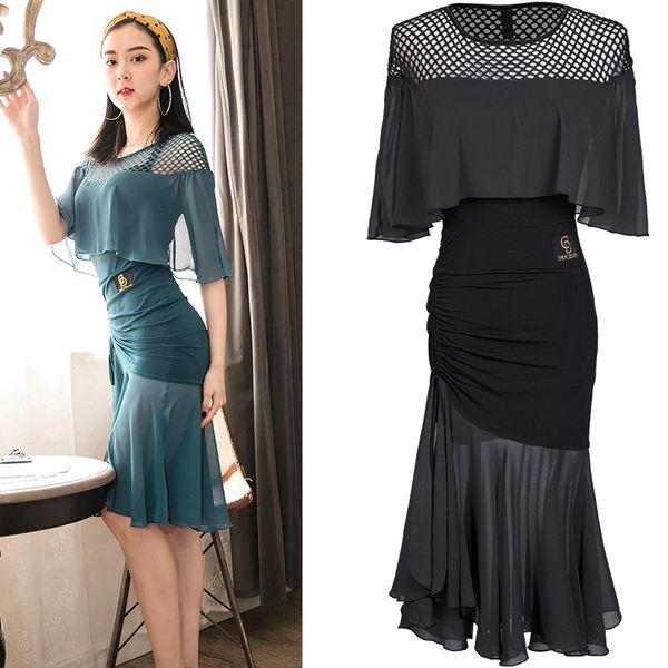 2019 latin dance dress women chiffon latin dress rumba cha-cha samba dancing clothes adults competition performance wear dn3131, Black;red
2019 latin dance dress women chiffon latin dress rumba cha-cha samba dancing clothes adults competition performance wear dn3131, Black;red