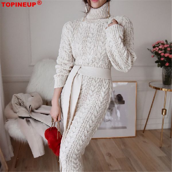 high neck knitted bottom sweater women dress turtleneck waist belt solid color elegant full sleeve turtleneck 2019 hot, White;black
high neck knitted bottom sweater women dress turtleneck waist belt solid color elegant full sleeve turtleneck 2019 hot, White;black