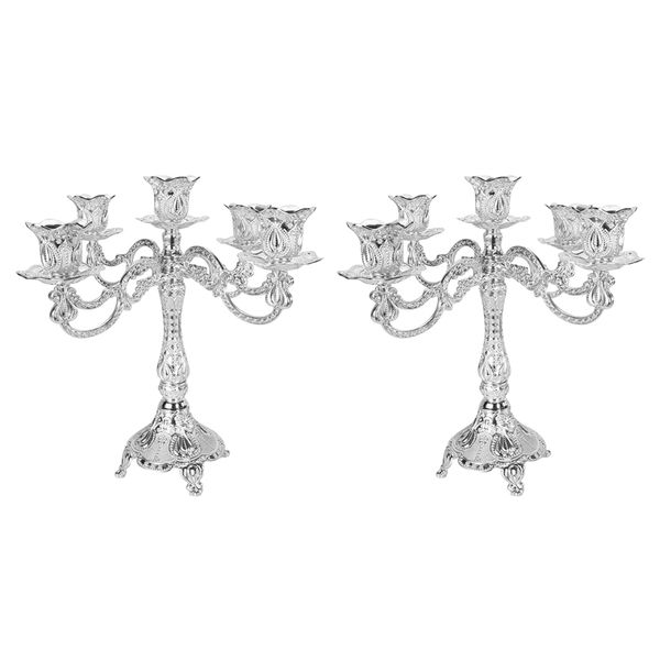 2x candlestick 5 armed candelabrum candlestick tealight holder
2x candlestick 5 armed candelabrum candlestick tealight holder