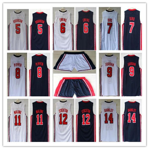1992 Dream Team Jersey stockton johnson barkely Robinson Ewing Bird Pippen Drexler Malone Michael Sport Basketball jerseys Harden shorts
1992 Dream Team Jersey stockton johnson barkely Robinson Ewing Bird Pippen Drexler Malone Michael Sport Basketball jerseys Harden shorts