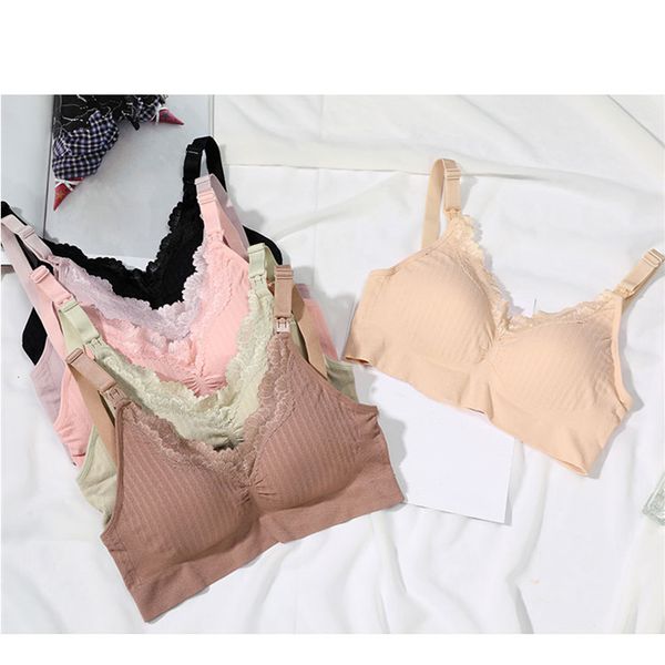 new style large size lace front buckle nursing bras non-steel ring feeding pregnant women underwear comfortable seemless thin, White
new style large size lace front buckle nursing bras non-steel ring feeding pregnant women underwear comfortable seemless thin, White