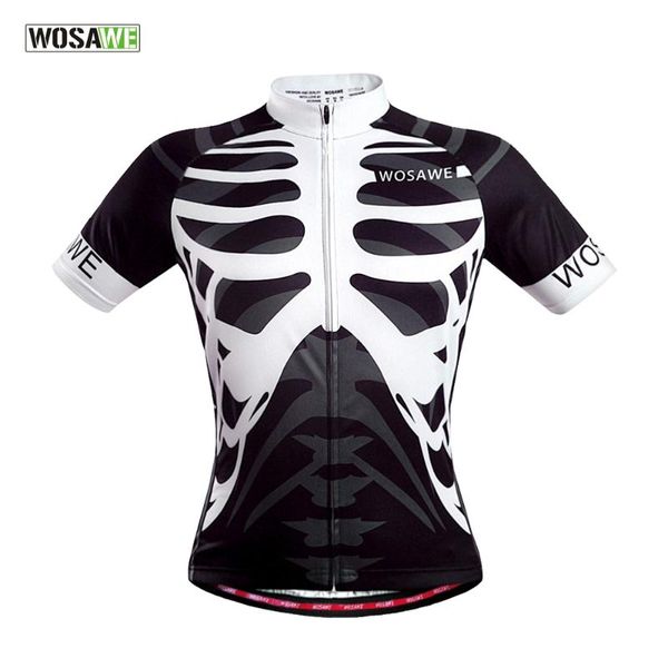 wosawe skeleton cycling jersey polyester quick dry short sleeve bike jersey mallot ciclismo hombre verano, Black;red
wosawe skeleton cycling jersey polyester quick dry short sleeve bike jersey mallot ciclismo hombre verano, Black;red