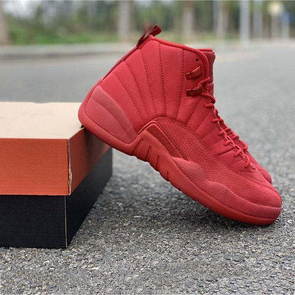 TOP Bulls Basketball Shoes 12s All Red Christmas Gifts Fahion New Designer Brand Mens Athletic Sports Sneakers Size 8-12
TOP Bulls Basketball Shoes 12s All Red Christmas Gifts Fahion New Designer Brand Mens Athletic Sports Sneakers Size 8-12