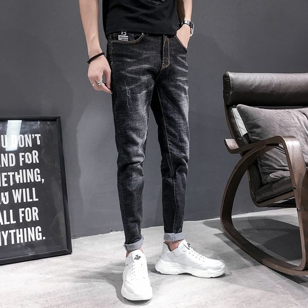 mens jeans fashion 2019 slim fit men biker jeans simple all match denim stretch pants men original trousers 34-28, Blue
mens jeans fashion 2019 slim fit men biker jeans simple all match denim stretch pants men original trousers 34-28, Blue