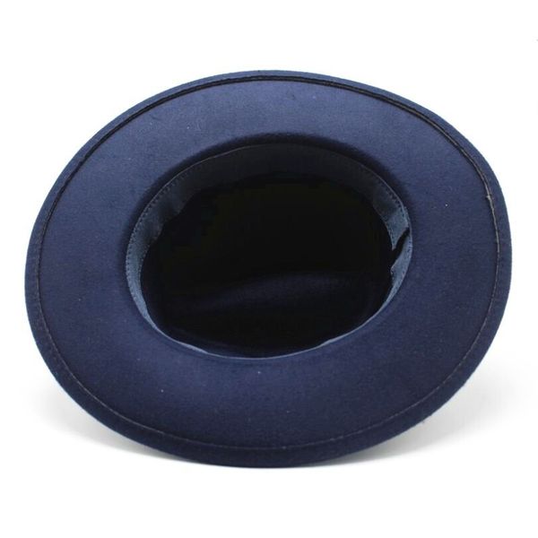 new men women wool felt jazz style fedora hats panama trilby party formal hat in black white and yellow with belt decor, Blue;gray
new men women wool felt jazz style fedora hats panama trilby party formal hat in black white and yellow with belt decor, Blue;gray