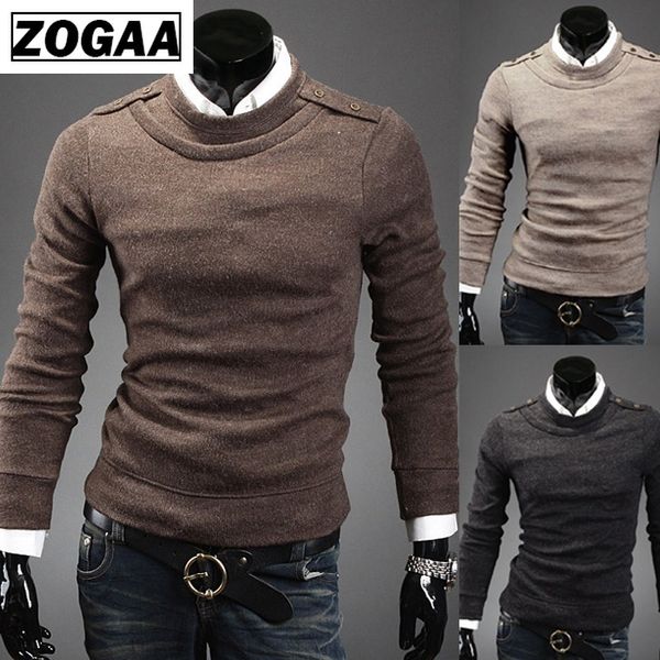zogaa 2019 men sweaters new business casual men's self-cultivation round-neck pullover tide knitted sweater, White;black
zogaa 2019 men sweaters new business casual men's self-cultivation round-neck pullover tide knitted sweater, White;black