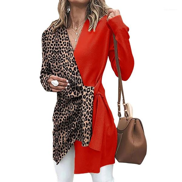 neck female woman designer luxury clothes spring womens designer blouses contrast color leopard printed v, White
neck female woman designer luxury clothes spring womens designer blouses contrast color leopard printed v, White