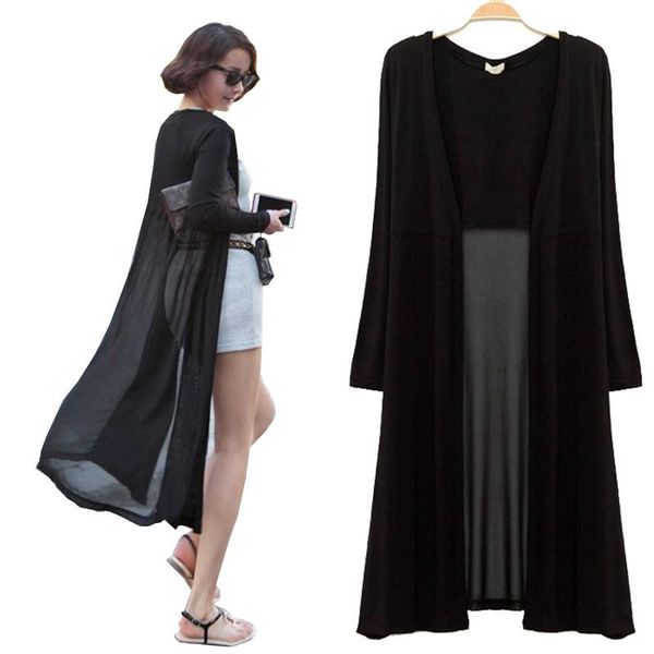 women's knits & tees maxi cardigan feminino ankle length sweater coat women long sleeve korean vintage black oversized sweaters dress, White
women's knits & tees maxi cardigan feminino ankle length sweater coat women long sleeve korean vintage black oversized sweaters dress, White