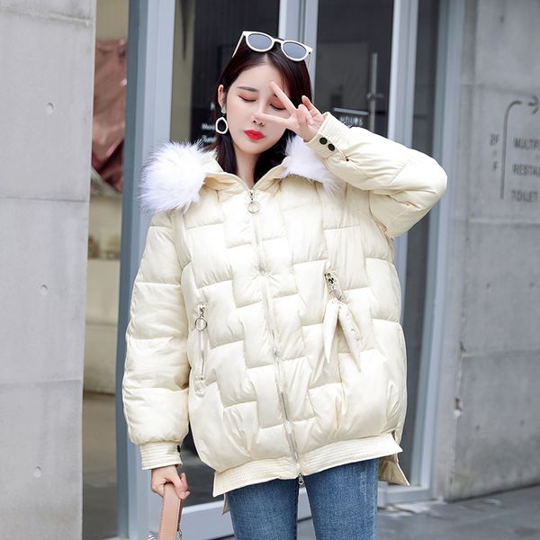 women's down & parkas women very warm wool hats winter coat fake fur hooded jacket thicken female, Black
women's down & parkas women very warm wool hats winter coat fake fur hooded jacket thicken female, Black