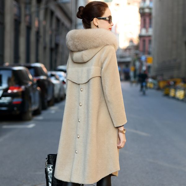 real fur coat women korean sheep shearing autumn winter coat women clothes 2019 fox fur collar suede lining 518111 yy1859 dt191029, Black
real fur coat women korean sheep shearing autumn winter coat women clothes 2019 fox fur collar suede lining 518111 yy1859 dt191029, Black