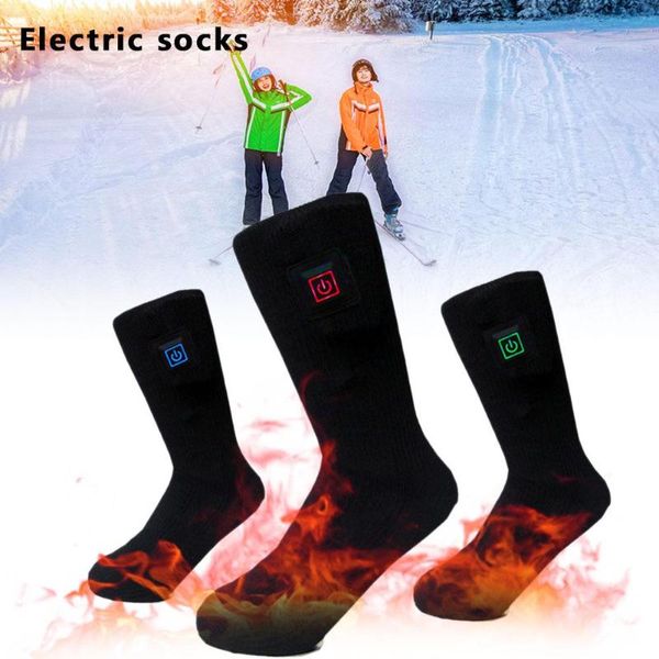 heated socks thick warm 4.5v electric socks rechargeable battery winter outdoor skiing cycling sport warm for women, Black
heated socks thick warm 4.5v electric socks rechargeable battery winter outdoor skiing cycling sport warm for women, Black