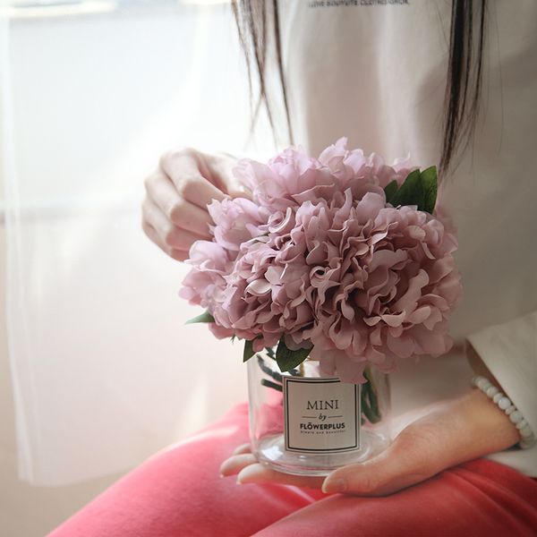 artificial display flower silk peony bouquet simulation hydragea branch home decor wedding hand holding wreath decoration flower
artificial display flower silk peony bouquet simulation hydragea branch home decor wedding hand holding wreath decoration flower