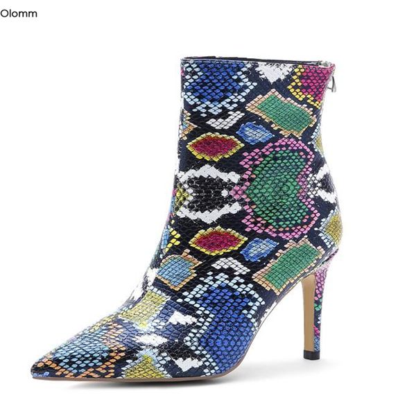 rontic fashion women ankle boots stiletto heels boots pointed toe gorgeous red black white multi color shoes women us size 3-13
rontic fashion women ankle boots stiletto heels boots pointed toe gorgeous red black white multi color shoes women us size 3-13