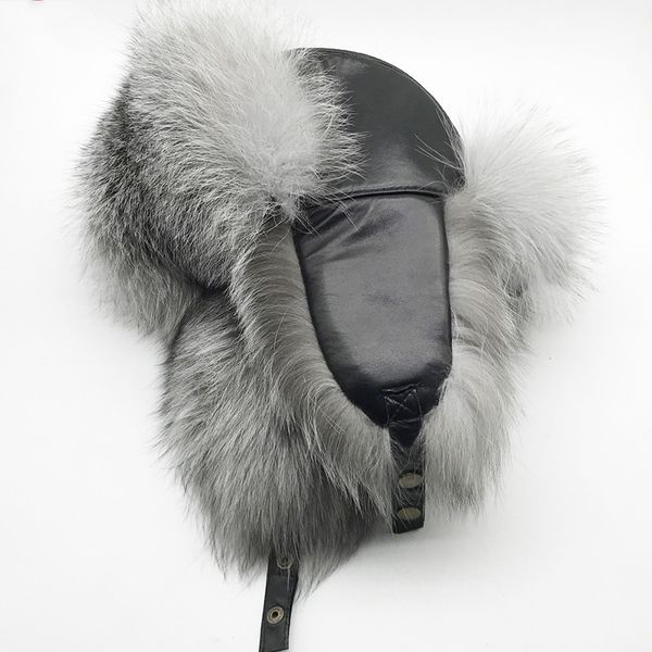 2019 new luxury 100% real fox fur bomber cap russia winter warm soft fluffy fox fur bomber hat men&women raccoon fur hats, Blue;gray
2019 new luxury 100% real fox fur bomber cap russia winter warm soft fluffy fox fur bomber hat men&women raccoon fur hats, Blue;gray