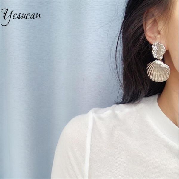 elegance gold silver shell long dangle hanging earrings for women charms sector geometric piercing party jewelry gift pendientes
elegance gold silver shell long dangle hanging earrings for women charms sector geometric piercing party jewelry gift pendientes
