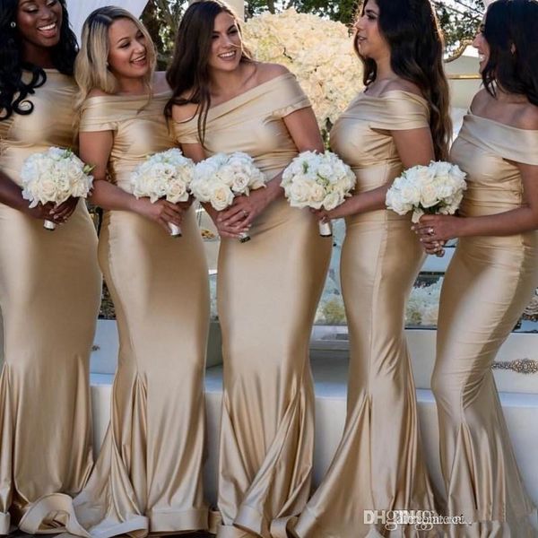 2019 new mermaid champagne bridesmaid dresses country wedding guest dress plus size african formal dresses party maid of honor, White;pink
2019 new mermaid champagne bridesmaid dresses country wedding guest dress plus size african formal dresses party maid of honor, White;pink