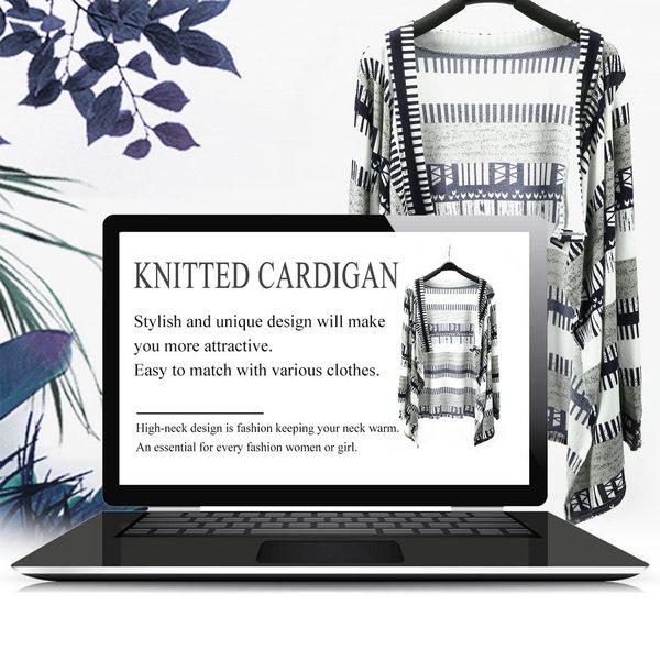 fashion patchwork shirt women basic coats irregular long-sleeved cardigan knitted sweater women winter autumn outwear shirt, White
fashion patchwork shirt women basic coats irregular long-sleeved cardigan knitted sweater women winter autumn outwear shirt, White