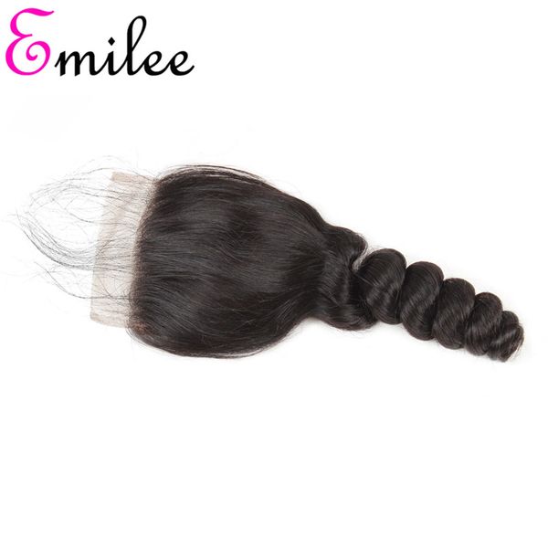 emilee brazilian loose wave closure part 4*4 swiss lace closure medium brown human virgin hair closure, Black
emilee brazilian loose wave closure part 4*4 swiss lace closure medium brown human virgin hair closure, Black
