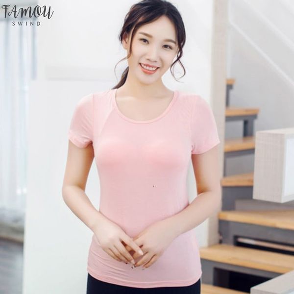 chest padded tshirts casual breathable o neck short sleeve v neck t shirt solid color basic women tee, White
chest padded tshirts casual breathable o neck short sleeve v neck t shirt solid color basic women tee, White