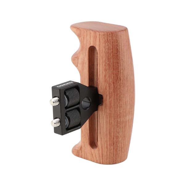 camvate wooden hand grip either side with 1/4" mounting screws connector for dslr camera cage (brazilian wood) item code: c2347
camvate wooden hand grip either side with 1/4" mounting screws connector for dslr camera cage (brazilian wood) item code: c2347