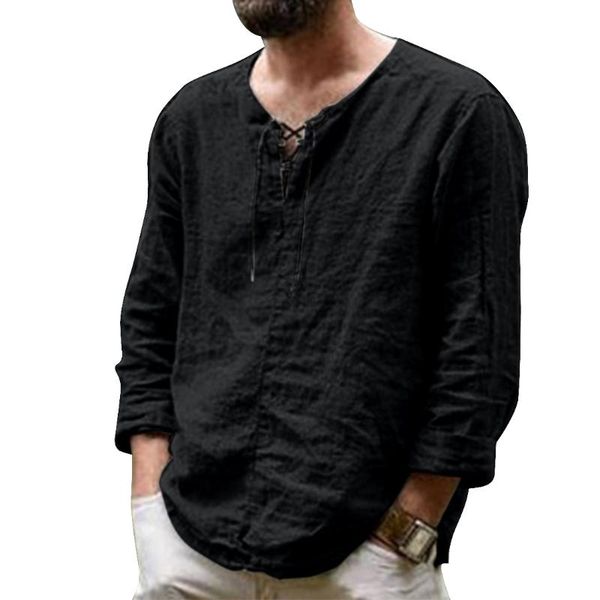 cotton linen shirt loose collar breathes cool shirt streetwear male shirts for men chemise casual long sleeved homme summer, White;black
cotton linen shirt loose collar breathes cool shirt streetwear male shirts for men chemise casual long sleeved homme summer, White;black