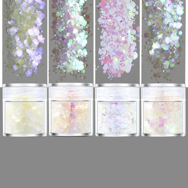4 color rainbow white glitters sequains resin pigment fillings kit makeup jewelry fillings nail art decor jewelry making 
4 color rainbow white glitters sequains resin pigment fillings kit makeup jewelry fillings nail art decor jewelry making