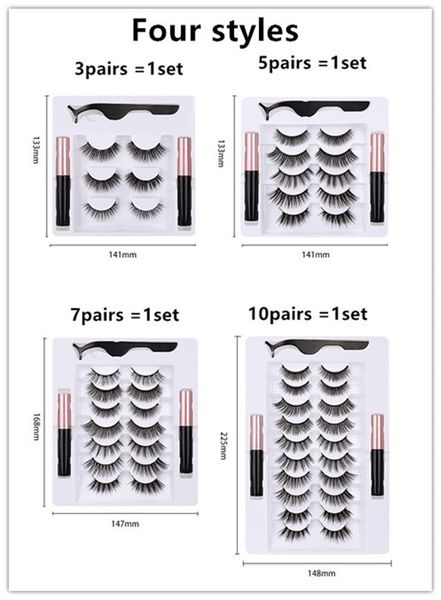 10 pairs magnetic false eyelashes eyeliner set magnetic eyeliner + tweezers +5 mixed magnetic eyelashes 10
10 pairs magnetic false eyelashes eyeliner set magnetic eyeliner + tweezers +5 mixed magnetic eyelashes 10