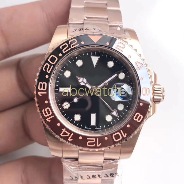 AAA top luxury watch GMT 40MM sapphire glass 316L high quality stainless steel strap original folding buckle
AAA top luxury watch GMT 40MM sapphire glass 316L high quality stainless steel strap original folding buckle