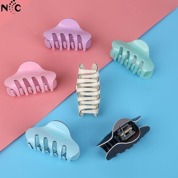3pcs women acrylic hair claw solid color hair crab clips make up accessories large size hairpin candy color 8.5*4.5cm
3pcs women acrylic hair claw solid color hair crab clips make up accessories large size hairpin candy color 8.5*4.5cm