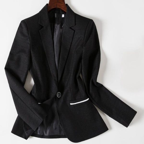 4xl плюс размер женщин костюм top black blazer куртка полный рукава slim fit одной кнопки манто femme управление леди грей coat, White;black 
4xl плюс размер женщин костюм top black blazer куртка полный рукава slim fit одной кнопки манто femme управление леди грей coat, White;black