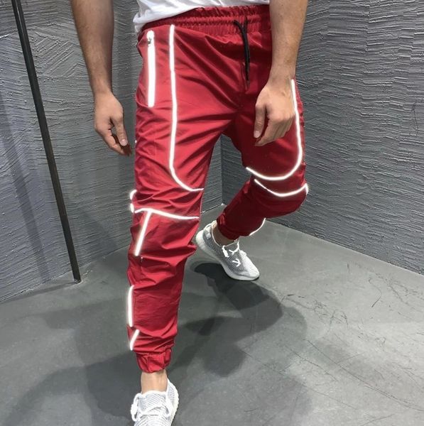men's pants patchwork jogging sportswear training gym fitness elastic pencil trouser safe night running jogger sport reflective, Black
men's pants patchwork jogging sportswear training gym fitness elastic pencil trouser safe night running jogger sport reflective, Black