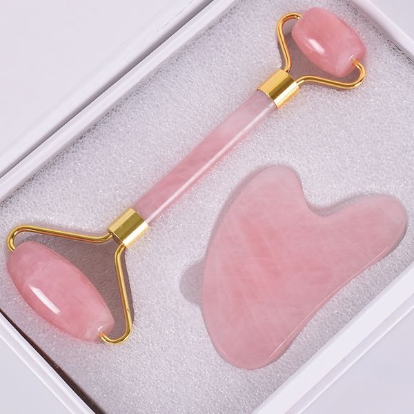 slimming face massager lifting tool rose quartz roller natural jade facial massage roller stone skin massage beauty care set
slimming face massager lifting tool rose quartz roller natural jade facial massage roller stone skin massage beauty care set