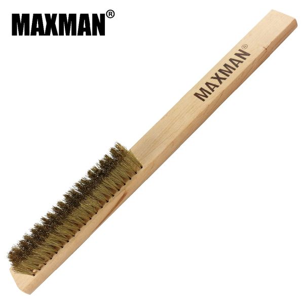 maxman 5x20 row beech wood handle brass wire brush copper brush for industrial devices surface/inner polishing grinding cleaning
maxman 5x20 row beech wood handle brass wire brush copper brush for industrial devices surface/inner polishing grinding cleaning