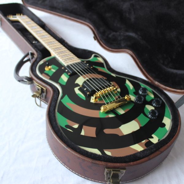 22f/camouflage/mahogany body and neck/maple fingerboard/ zakk wylde guitar lp custom electric guitar
22f/camouflage/mahogany body and neck/maple fingerboard/ zakk wylde guitar lp custom electric guitar