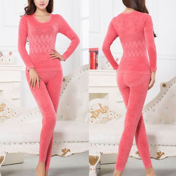 winter sleepwear women pajamas sets o-neck jacquard long pajama suit floral women thermal underwear soft suit, Black;white
winter sleepwear women pajamas sets o-neck jacquard long pajama suit floral women thermal underwear soft suit, Black;white