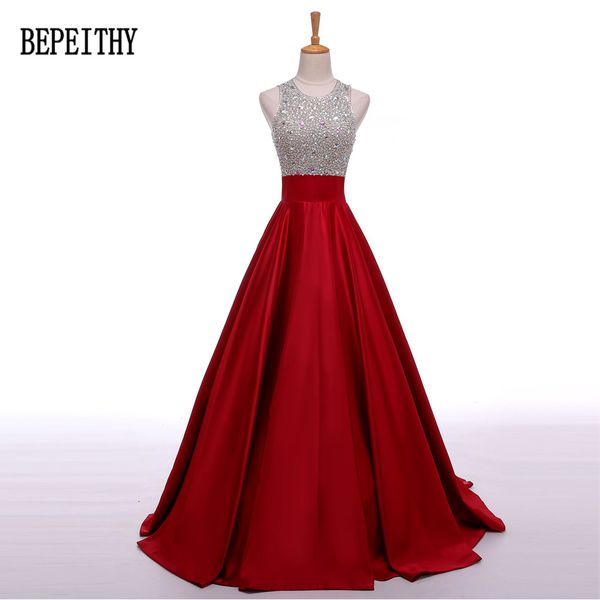bepeithy 2019 new design vestido de festa keyhole beads a line beads prom gowns burgundy satin evening dresses long, White;black
bepeithy 2019 new design vestido de festa keyhole beads a line beads prom gowns burgundy satin evening dresses long, White;black