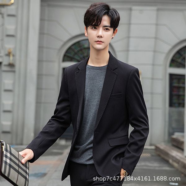 men's casual suit young tide handsome korean figure-flattering autumn small suit jacket one suit. men blazer jacket bb50xz, White;black
men's casual suit young tide handsome korean figure-flattering autumn small suit jacket one suit. men blazer jacket bb50xz, White;black