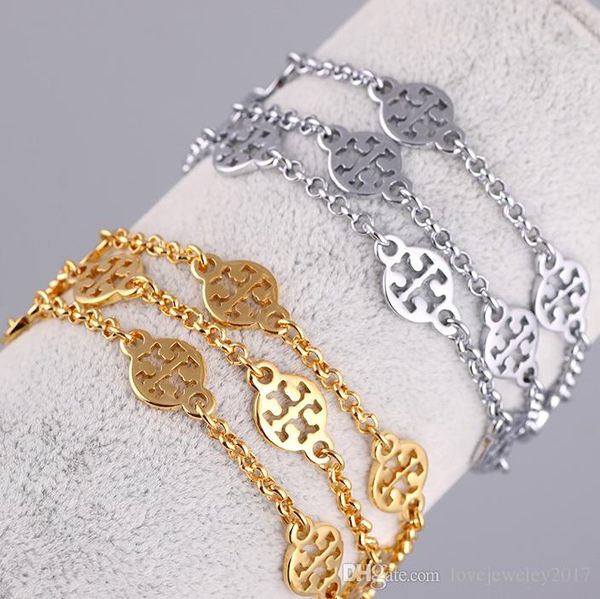 gold bracelet with inverted t design for women stainless steel silver rose gold luxury chain bangle fine jewelry branded style, Golden;silver
gold bracelet with inverted t design for women stainless steel silver rose gold luxury chain bangle fine jewelry branded style, Golden;silver