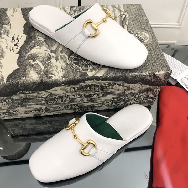 2020 new leather women slippers luxury mules princetown designer classic slippery metal buckle slippers soft cowhide lazy women shoes 35-40, Black
2020 new leather women slippers luxury mules princetown designer classic slippery metal buckle slippers soft cowhide lazy women shoes 35-40, Black