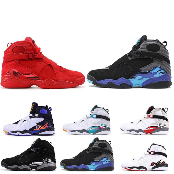 r new 8 8s basketball shoes for men women valentines day aqua chrome countdown pack south beach mens trainers designer sports sneakers, Black
r new 8 8s basketball shoes for men women valentines day aqua chrome countdown pack south beach mens trainers designer sports sneakers, Black