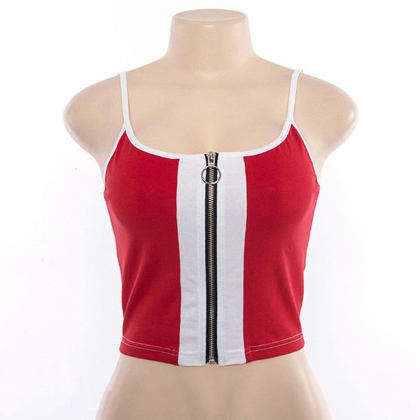 womens fashion tank patchwork summer sleeveless tank fitness workout bralette crop tees zipper open punk style tanks, White
womens fashion tank patchwork summer sleeveless tank fitness workout bralette crop tees zipper open punk style tanks, White