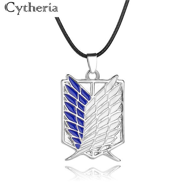 attack on titan necklaces pendants wings of liberty metal leather chain fashion jewelry pendant two colors, Silver
attack on titan necklaces pendants wings of liberty metal leather chain fashion jewelry pendant two colors, Silver