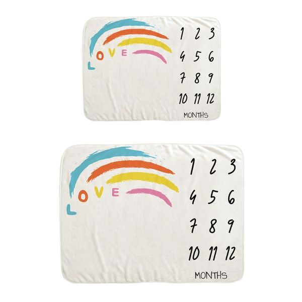 baby month record growth milestone blanket p pgraphy props rainbow cloth a2ub 
baby month record growth milestone blanket p pgraphy props rainbow cloth a2ub
