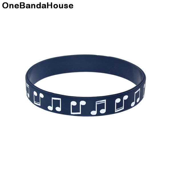 100pcs music note silicone rubber bracelet new design trendy decoration logo filled in color size, Black
100pcs music note silicone rubber bracelet new design trendy decoration logo filled in color size, Black