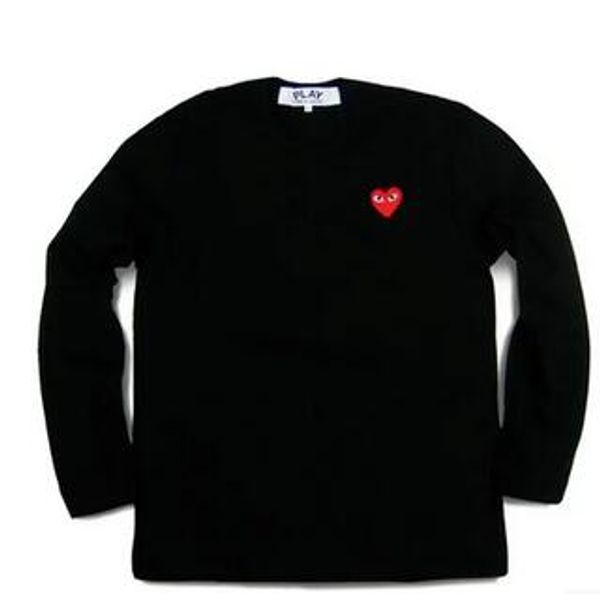 13 color 2018 auntumn women t hirt play game kawakubo red heart wave tripe men play lover printed t hirt long leeve top tee, Black
13 color 2018 auntumn women t hirt play game kawakubo red heart wave tripe men play lover printed t hirt long leeve top tee, Black