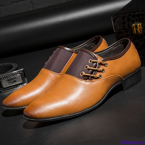 lengthen male business shoes sewing thread smooth solid color brown shoes men's casual business pointed extra large, Black
lengthen male business shoes sewing thread smooth solid color brown shoes men's casual business pointed extra large, Black