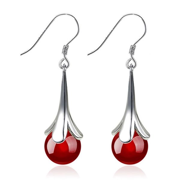 flower earrings shine natural stone red black silver plated long tassel earrings wedding gift women jewelry
flower earrings shine natural stone red black silver plated long tassel earrings wedding gift women jewelry