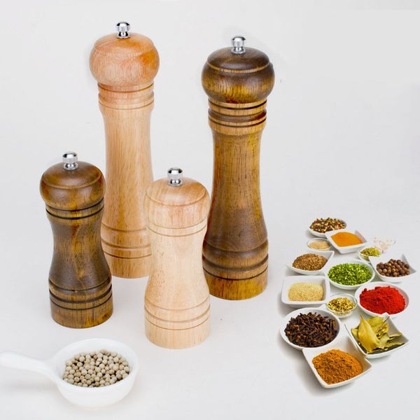 salt and pepper mill solid wood pepper mill with strong adjustable ceramic grinder 5" 8" manual multifunction new kitchen tools
salt and pepper mill solid wood pepper mill with strong adjustable ceramic grinder 5" 8" manual multifunction new kitchen tools