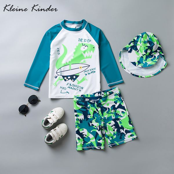 upf50+ two pieces swimsuits for boys dinosaur long sleeves children's rash guards bathing suit toddler boy swimwear 3-13 years, White;black
upf50+ two pieces swimsuits for boys dinosaur long sleeves children's rash guards bathing suit toddler boy swimwear 3-13 years, White;black